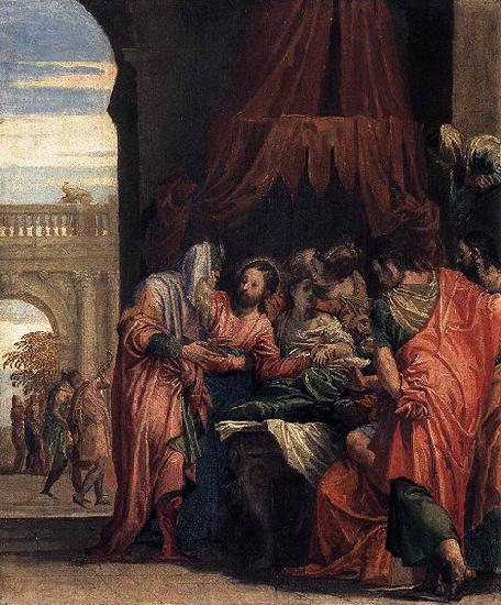 Paolo Veronese Raising of the Daughter of Jairus